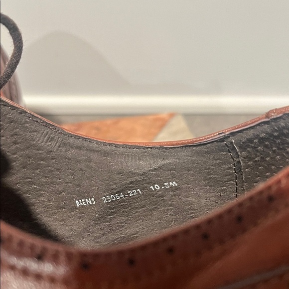 Stacy Adams Dunbar Leather Wingtip Oxfords Size 10.5 - Picture 7 of 7